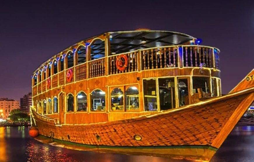2N/3D- (OTIQ-DELUXE) MAGICAL DUBAI CITY TOUR WITH DESERT SAFARI AND DHOW CRUISE DINNER